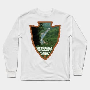 Gauley River National Recreation Area photo arrowhead Long Sleeve T-Shirt
